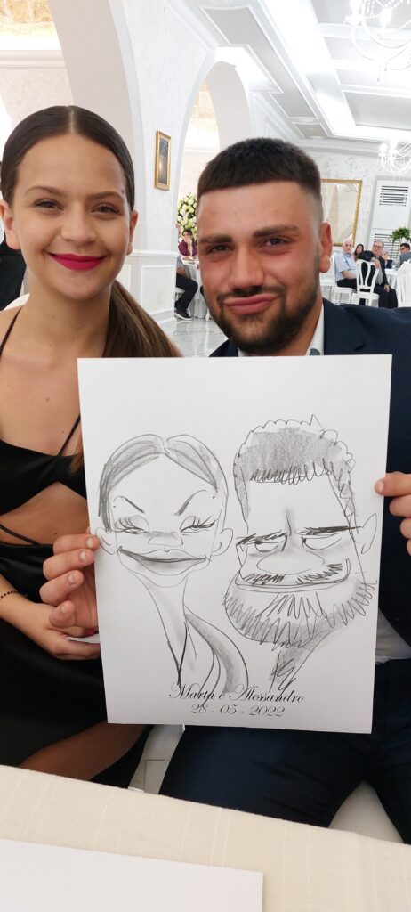 caricaturista-Matrimonio-Lecce-caricature-disegni-fumetti-artisti-di-strada-Puglia-Lecce-Brindisi-Taranto-2