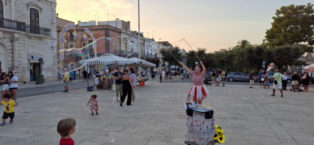 Spettacolo bolle di Sapone Lecce, Brindisi taranto